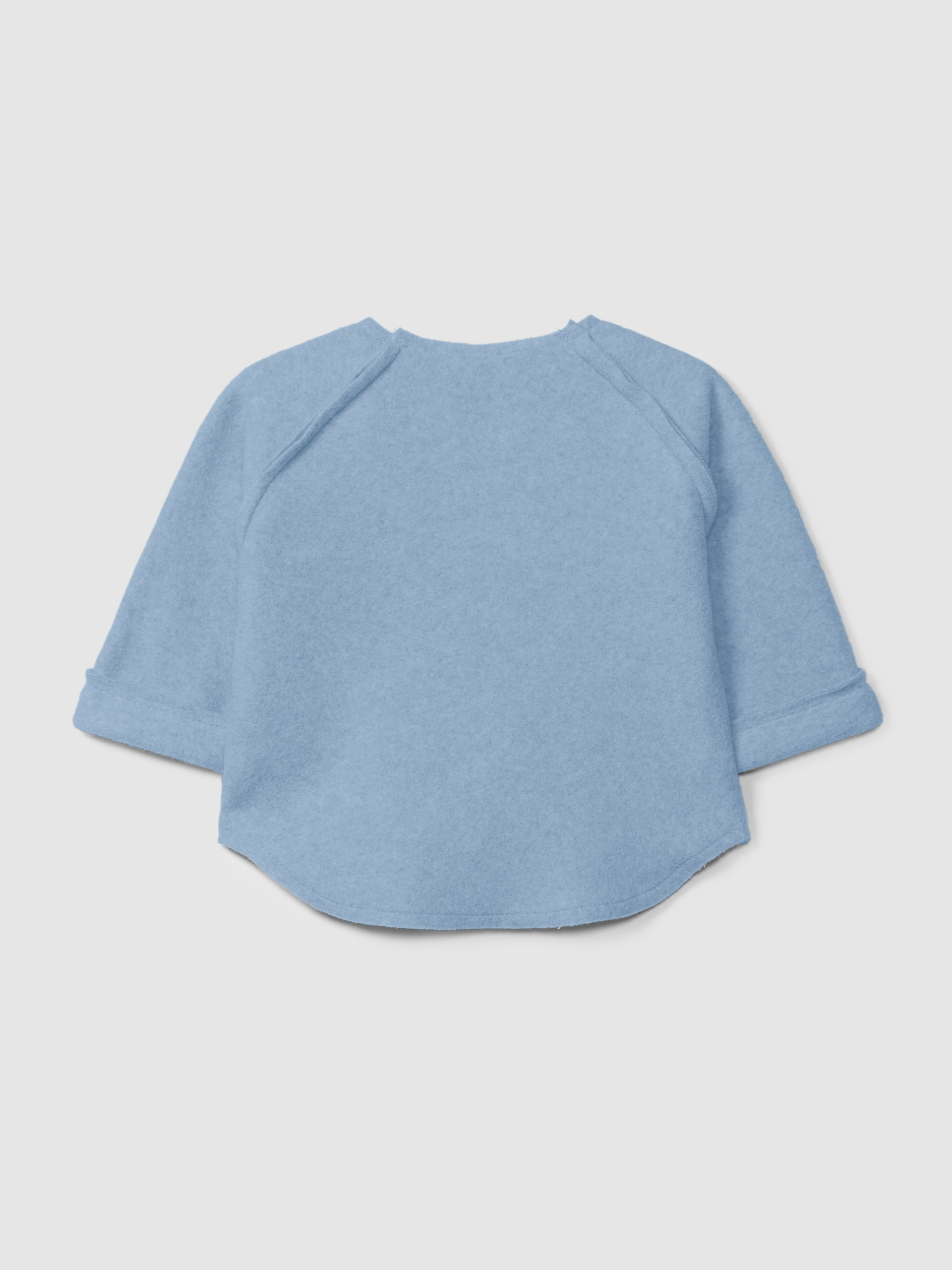Sweater in organic cotton fleece