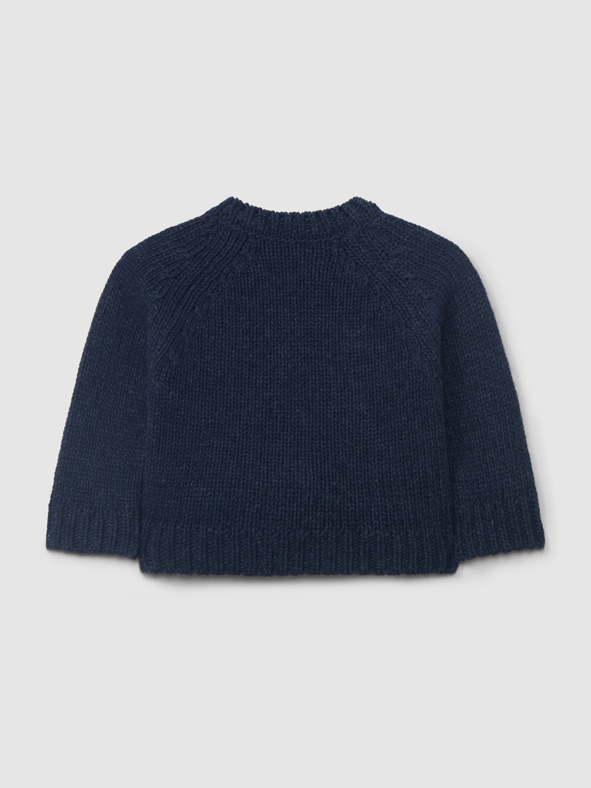 Knitted jumper jacquard dog with embossed details