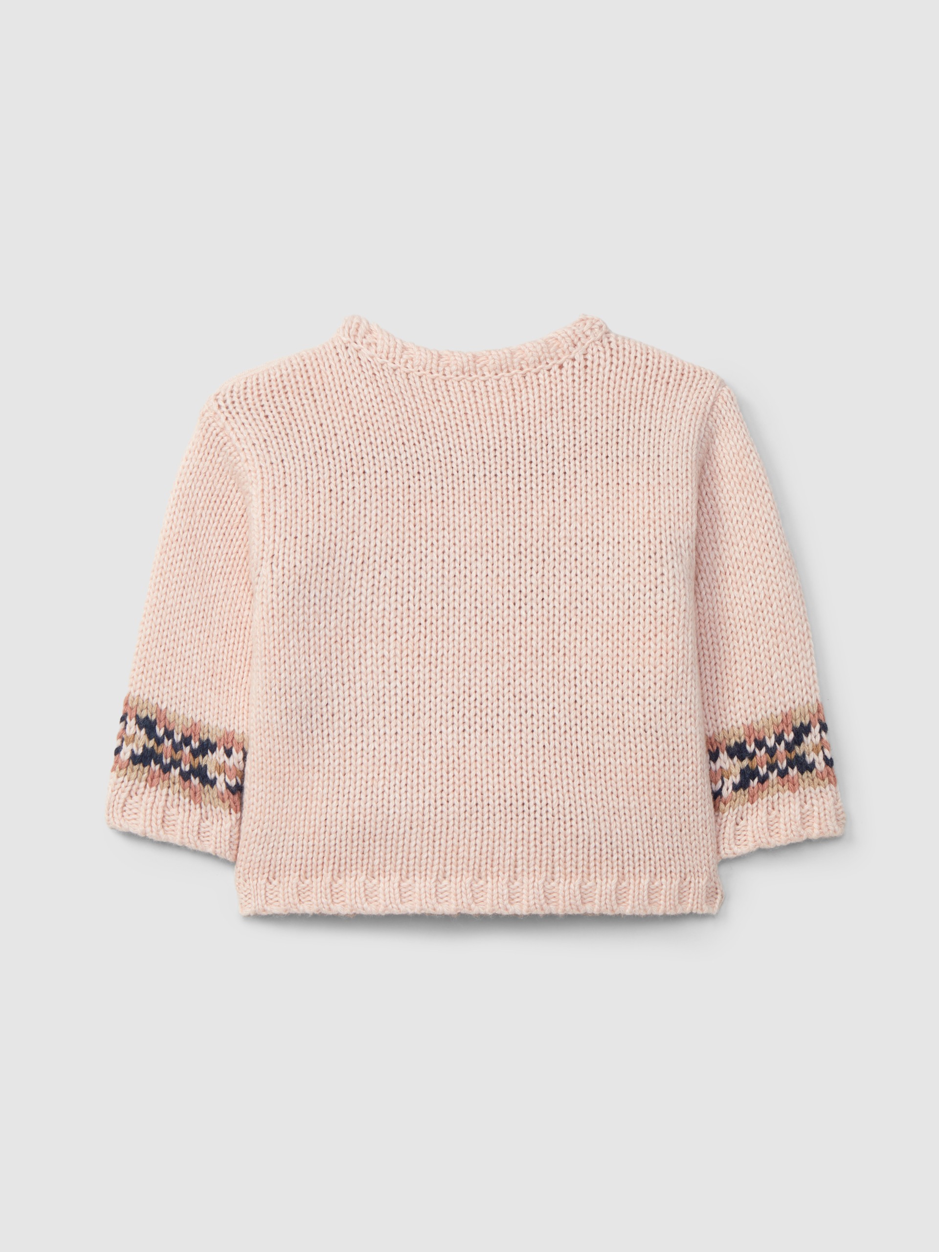 Knitted jumper with jacquard
