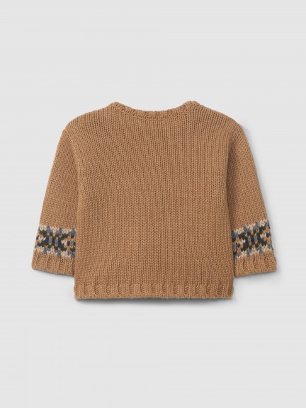 Knitted jumper with jacquard Knitted jumper with jacquard