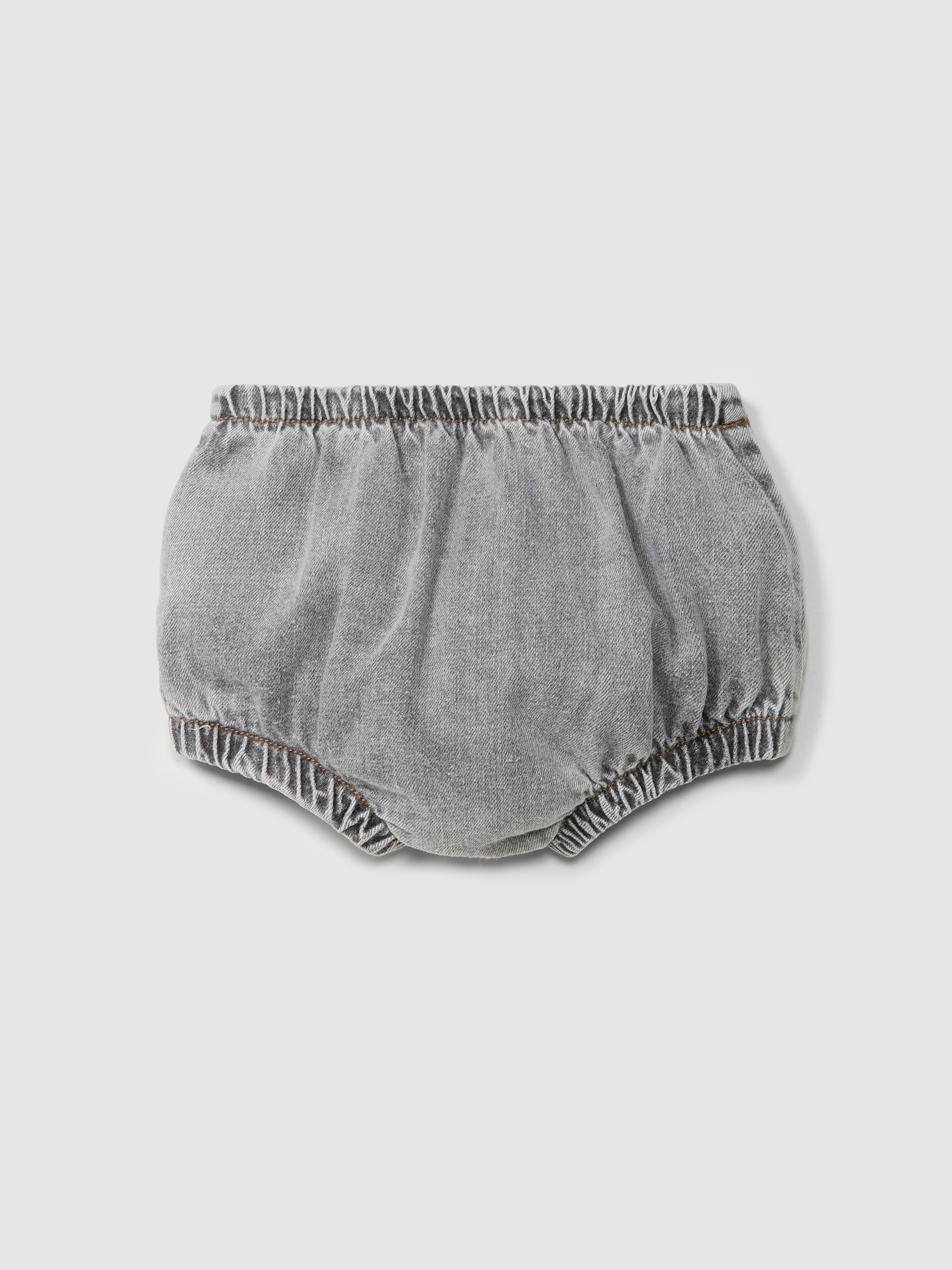 Organic cotton denim pull-up diaper cover