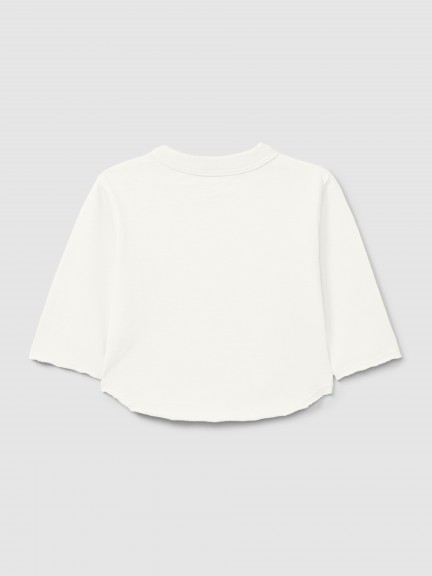 Organic cotton longsleeve with pocket Organic cotton longsleeve with pocket